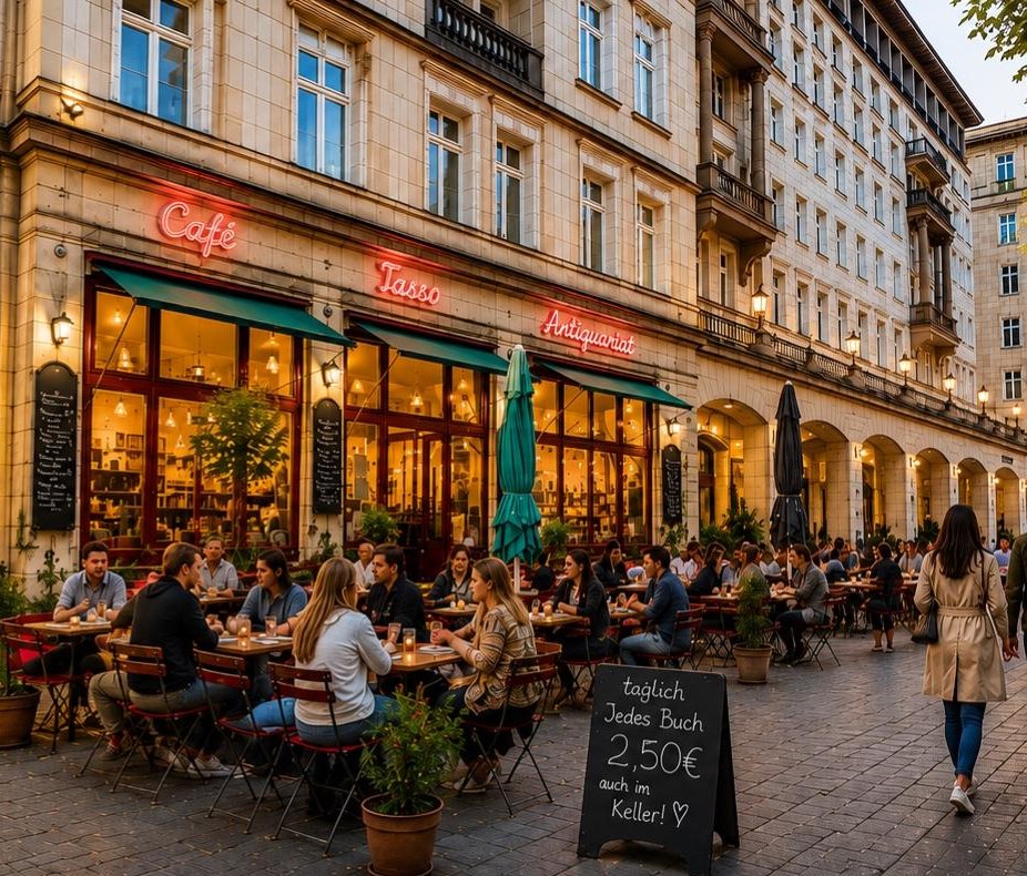 Ansicht des Cafés aus dem Investment Memorandum
